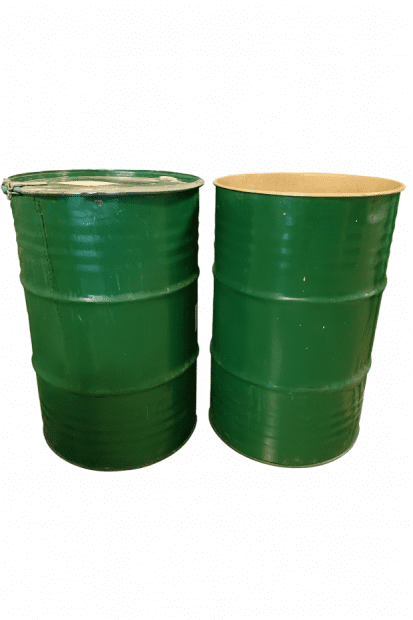 PLECHOVÝ SUD 200 L POUŽITÝ VNĚ I UVNITŘ LAKOVANÝ ODNÍMATELNÉ VÍKO (2)