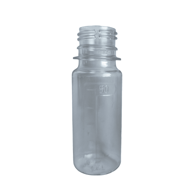 PET LÁHEV 50 ML ČIRÁ 16,5 G BEZ UZÁVĚRU TYP 0002