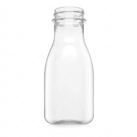 PET LÁHEV 250 ML NA MLÉKO ČIRÁ BEZ UZÁVĚRU (100 ks)