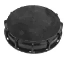 HORNÍ ŠROUBOVACÍ VÍKO WERIT DN 150 MM BEZ ODVZDUŠNĚNÍ ČERNÉ VČETNĚ TĚSNĚNÍ