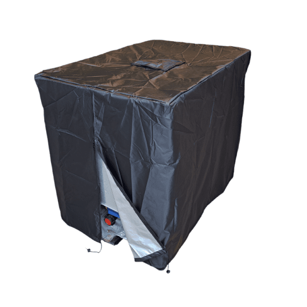 Ochranný kryt IBC kontejneru 600 l černý UV ochrana