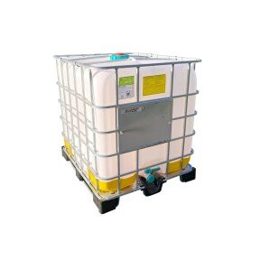 IBC KONTEJNER 1000L POUŽITÝ NEVYMYTÝ PO POTRAVINÁCH PALETA KOV NEBO PE  150/50 BEZ UN NATUR
