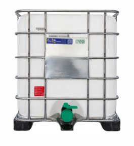 IBC KONTEJNER 1000 L použitý nevymytý po potravinách PE paleta 225/80 bez UN natur