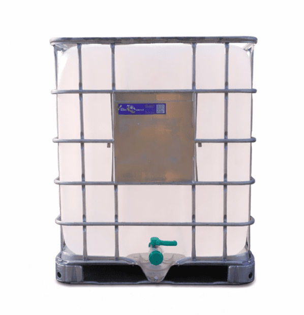 IBC KONTEJNER 1000L SCHÜTZ 150/50 REKO BEZ UN KOVOVÁ PALETA  INTEGROVANÝ KLAPKOVÝ KOHOUT DN50