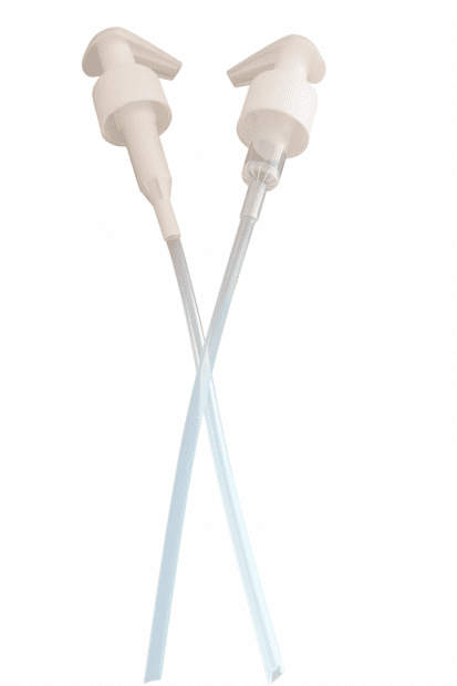 PLASTOVÝ DÁVKOVAČ BÍLÝ 28/410-230 TYP B, OTOČNÝ SYSTÉM UZÁVĚRU