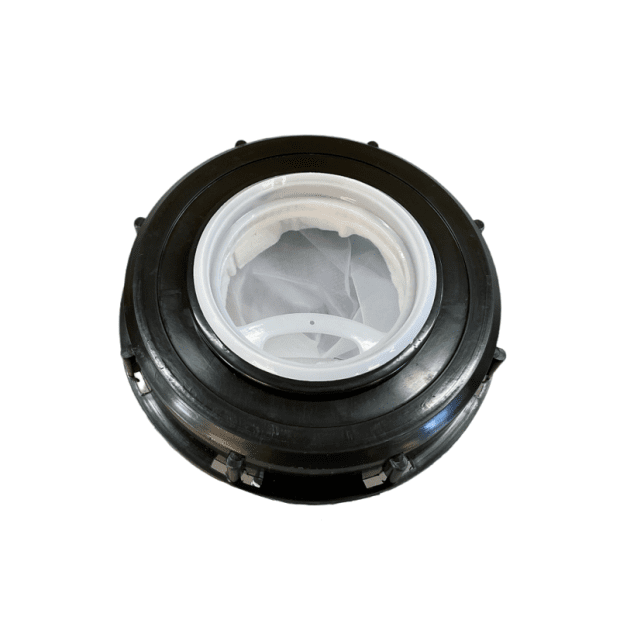 HORNÍ ŠROUBOVACÍ VÍKO IBC KONTEJNERU DIN 150 MM S NYLONOVÝM FILTREM(3)