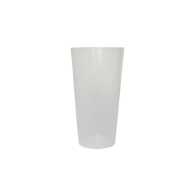 PP kelímek bez klipu 0,5 L extra pevný, natur, mléčný (96ks / karton)