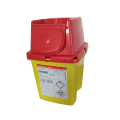 NÁDOBA NA MEDICINÁLNÍ ODPAD HRANATÁ 1,5 L VČETNĚ UZÁVĚRU 120 X 128 X 175 MM (90 KS/KARTON)(2)2