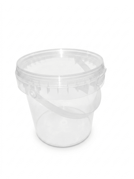 PP KBELÍK 580ML KULATÝ S POJISTKOU VČ. VÍKA TRANSPARENTNÍ/5000KS PALETA