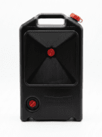 HDPE Kanystr černý na výměnu oleje, sběrný objem 8 l  130x300x500 mm