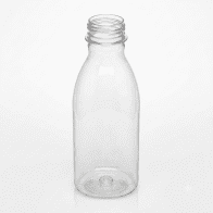 PET LÁHEV 500 ML NA MLÉKO ČIRÁ BEZ UZÁVĚRU (200 ks) 