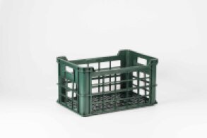 PLASTOVÁ PŘEPRAVKA 600 X 400 X 324 MM MANIPULAČNÍ PERFOROVANÁ RECYKLÁT 