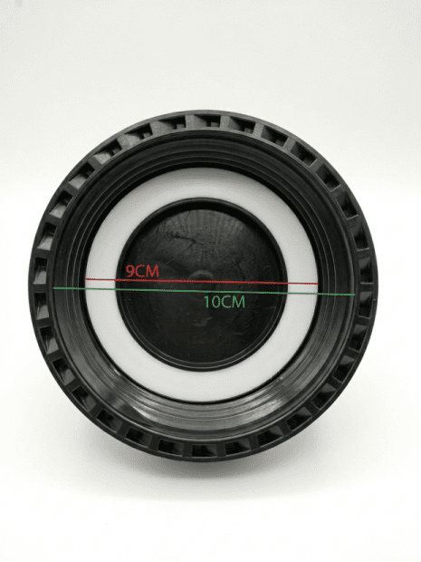 PP ZÁSLEPKA MAMOR DN 80/100 MM S100x8 BÍLÁ JEDNODÍLNÁ VČETNĚ TĚSNĚNÍ