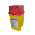 NÁDOBA NA MEDICINÁLNÍ ODPAD HRANATÁ 2 L VČETNĚ UZÁVĚRU 120 X 128 X 220 MM (75 KS/KARTON)(2)2