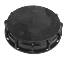 HORNÍ ŠROUBOVACÍ VÍKO WERIT DN 150 MM BEZ ODVZDUŠNĚNÍ ČERNÉ VČETNĚ TĚSNĚNÍ