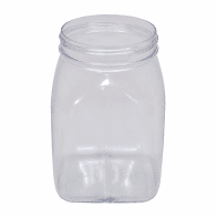 310-70599 PVC DÓZA 1000 ML ČIRÁ ŠIROKOHRDLÁ HRANATÁ, BEZ UZÁVĚRU