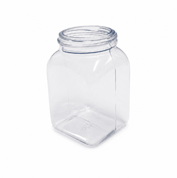 310-70596 PVC DÓZA 100 ML ČIRÁ ŠIROKOHRDLÁ HRANATÁ, BEZ UZÁVĚRU