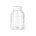 DÓZA 1100 ML ČIRÁ 55/100 x 160 MM VČETNĚ ŠROUBOVACÍHO VÍČKA BÍLÉHO