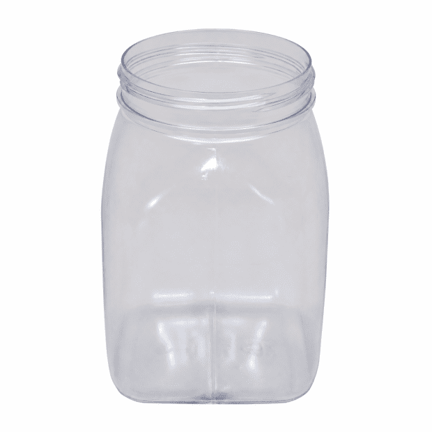 310-71082 PVC DÓZA 750 ML HRANATÁ ČIRÁ ŠIROKOHRDLÁ, BEZ UZÁVĚRU