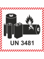 ADR NÁLEPKA SAMOLEPÍCÍ - ZNAČKA PRO LITHIUM-IONTOVÉ BATERIE (10 X 10 CM) OZN. 293481