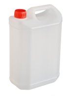 PLASTOVÝ KANYSTR 5L NATURAL 165G LEHČENÝ NESTOHOVATELNÝ BEZ UN DIN 38MM VČETNĚ UZÁVĚRU
