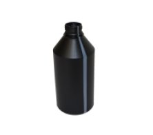 LÁHEV HDPE 1 L ČERNÁ MOGUL VÁLCOVÁ S PRŮHLEDÍTKEM BEZ UZÁVĚRU
