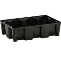 PLASTIC RACK, 25 L VOLUME, WITHOUT GRILL (60X40X16,5)