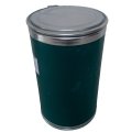 LEPENKOVÝ SUD 64 L POUŽITÝ 355/380x630 MM LEPENKOVÉ DNO/POZINKOVANÉ VÍKO BEZ UN bez těsnění