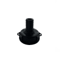 PP REDUKCE DN 50 MM / 25 MM ČERNÁ - 1" JEMNÝ ZÁVIT
